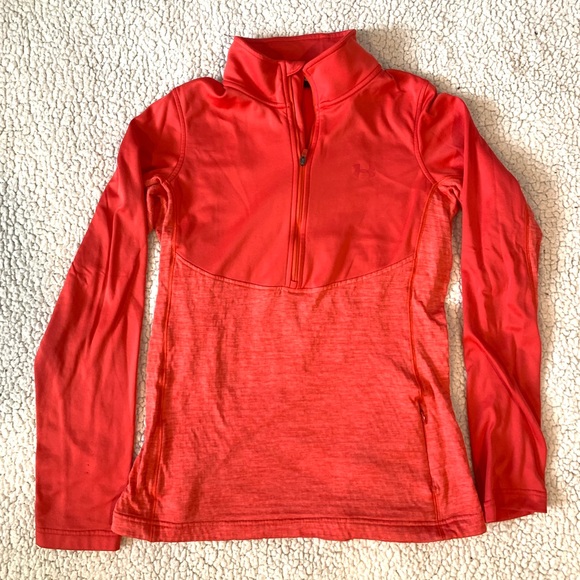 Under Armour Tops - Under Armour UA 1271595 Womens Gamutlite 1/2 Zip Vest Jacket Size M Coral